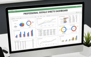 ساخت داشبورد حرفه‌ای در گوگل شیت
