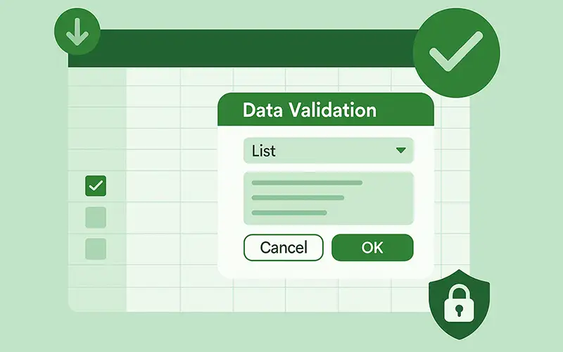 آموزش اعتبارسنجی دادهها در اکسل