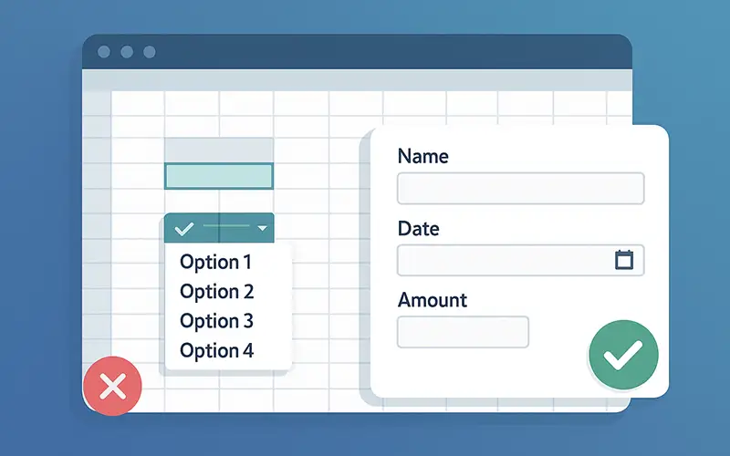 آموزش اعتبارسنجی دادهها در اکسل