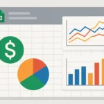 طراحی داشبورد مالی با گوگل شیت