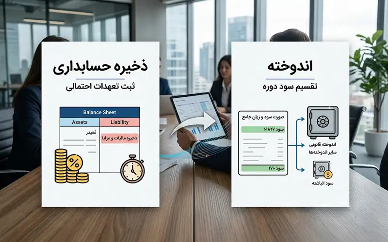 ذخایر حسابداری و ثبت آن در صورتهای مالی